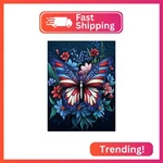 Vaiieyo 5D Diy Diamond Art Kits For Adults Butterfly, Painting Animal,. Fixed Price $14.27.