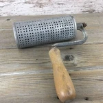 Vintage Magikoter Paint Roller Wood Handle 6" Perforated Aluminum Industrial. Fixed Price $12.00.