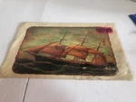 Vintage Meyercord Decorator Decal Sailing Ship 1517-A #44. Fixed Price $10.94.