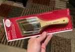 Paint Brush Set - Craftsmart Pc Angular Brown Taklon, 1, 2 & 3" Synthetic. Fixed Price $10.00.