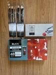 Artist Bundle-blick Acrylic Set-winsor & Newton Princeton Brushes. Fixed Price $98.00.