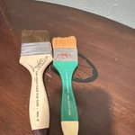 Martin/f. Weber Flat Paint Brushes Set, 2" & 1.5", Steel Ferrule, Pack. Fixed Price $12.00.