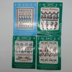 Lot Of 4 Vintage Meyercord Christmas Images Real Paint Transfer Art Sheets. Fixed Price $12.00.