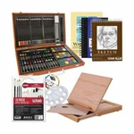 U.s. Art Supply - Wooden Case Deluxe Creativity 102 Pc New. Fixed Price $39.99.