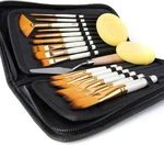 18 Pcs Paint Set, Artify 15 Acrylic Brushes, Palette Knife 2 Sponges. Fixed Price $27.55.