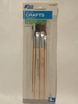 Blue Hawk 5 Piece Brush Set Ideal For Crafts And Projects All Paints. Fixed Price $8.08.