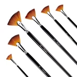 Amagic Fan Set- Artist Soft Anti-shedding Nylon Hair Paint Brushes For .... Fixed Price $23.28.