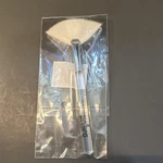 Dermalogica Fan Brush White Silver Wooden Handle Synthetic Fiber 3B24C. Fixed Price $5.00.