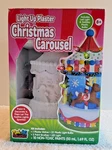 Made 4U Studio Light Up Plaster Christmas Carousel - New Old Stock. Fixed Price $29.99.