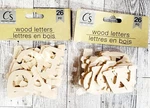 1.5" Unfinished Wood Letters Crafters Square 26 Per / Packs Diy Paint. Fixed Price $9.74.