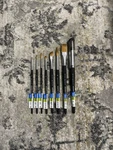 Princeton: Aqua Elite Series - Synthetic Watercolor Paint Brush Bundle #3 (8). Fixed Price $50.00.
