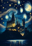 Starry Night Castle Diamond Painting Kits For Adults - Full Drill. Fixed Price $17.16.