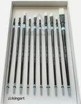 Kingart Truth Finest-quality White Nylon Long Handle 10 Artist Tool. Fixed Price $40.99.