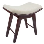 Oak Wood Vanity Stool, Modern Makeup Dressing With Concave Seat Surface.... Fixed Price $79.80.