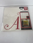 Plaid Folkart Crafting Stencil 12X12 Script Monogram 26PC 4 & Letters New. Fixed Price $30.00.