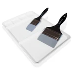 Silicone Colour Shaper Brush Set. 1.5 Inch And 3 Solid Flat Flexible Acr.... Fixed Price $36.43.