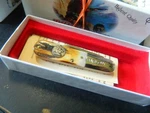Winchester Horse Rider Barlow 3 1/4" 1- 1/2" 440HC Blade Genuine Stag Handle. Fixed Price $173.80.