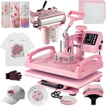5 1 Heat Press Machine Digital Transfer Sublimation T-shirt /mug/plate Hat. Fixed Price $145.90.