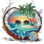 Bowetile Coconut Diamond Art Hanging Kits For Adults, Summer Sunc.... Fixed Price $19.99.