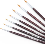 Small Detail Brushes 7PCS For Model Painting Acrylic, Gouache, Oil, Temper. Fixed Price $11.99.