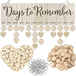Family Birthday Board Diy Wooden Calendar Wall Hanging Reminder Plaque. Fixed Price $22.99.