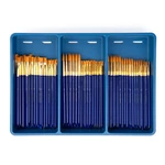 Royal & Langnickel BLBOX-SVT7-120 120PC Taklon Blue Set. Fixed Price $76.98.