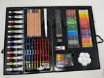 New Daler-rowney Simply 106 Pcs Acrylic Paint Pencil Brushes Pastel Art Set+case. Fixed Price $26.88.