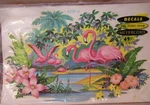 Vintage Meyercord Multi Flamingo Decal X307- Mip Nos Rare Large 8" 13" Size. Fixed Price $27.44.