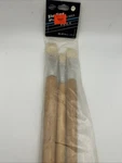 Vintage Sterling 3-PIECE Paint Brush Set Sizes 8 10 12 Sealed Package Art. Fixed Price $10.38.