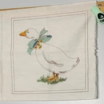 Vtg. '85 Tri Chem Country Goose Decorative Pillow Cover #2912 Painted. Fixed Price $14.99.