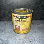 Minwax 260404444 Interior Wood Gel Stain, 1/2 Pint, Honey Maple. Fixed Price $54.00.