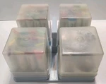 Vtg Tri-chem Liquid Embroidery Paint Lot Of 48 Tubes & Rotating Case/ Accessorie. Fixed Price $157.63.