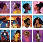 12 Pcs Pre Drawn Canvas For Painting Adults Sip And Party Kit Print.... Fixed Price $40.56.