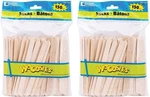 Loew Cornell 1021167 Woodsies 150-COUNT Craft Sticks (2-PACK). Fixed Price $10.05.
