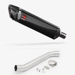 Lextek Carbon Fibre SP7C 400MM Exhaust With Link Pipes Silencer Chrome Polished. Fixed Price $361.65.