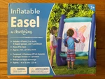 Hearthsong Inflatable Easel Outdoor Station Toy Set Kids Paint Kit - New. Fixed Price $39.99.