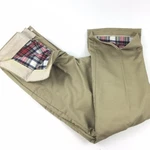 Nos 70S Woolrich Plaid Flannel Lined Khaki Pants Imperfect Men 38 X 31 Winter. Fixed Price $69.99.
