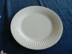 Lenox American By Design French Perle Groove Gray 11" Dinner Plate 14-1. Fixed Price $11.99.