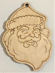 Ready To Paint Wood Shape - #001 Santa Head Free Shipping. Fixed Price $15.50.