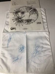Paint By Number Flower # 1355 Fabric Vtg Cameo Instruction. Fixed Price $10.00.