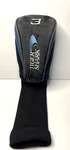 Tiger Shark #3 Wood Golf Club Head Cover Black With Blue Accents. Fixed Price $7.99.