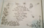 Tri-chem Happiness Like Butterfly Liquid Embroidery Picture To Paint #7232. Fixed Price $13.87.