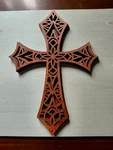 Wall Cross - 4 Layer Laser Cut Wood 11 1/2 Inches. Fixed Price $14.00.