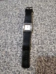 Dkny Men Black Leather Band Watch Silver Stainless Steel NY-3219. Fixed Price $15.00.