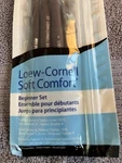 Loew Cornell Soft Comfort Brushes. Beginner Set. Fixed Price $15.00.