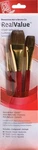 Princeton Natural Camel Real Value Short Handle Brush SET-3/PKG. Fixed Price $13.80.