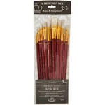 White Bristle Long Handle Value Pack Brush Set 12/PKG. Fixed Price $19.63.