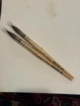 Lot Of 2 - New Da Vinci Artissimo Watercolor Brush Pure Kolinsky Red Sable '3'. Fixed Price $210.00.