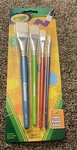Crayola Big Paint Brushes (4COUNT Flat) (05-3520). Packaging. Sizes. Fixed Price $12.50.
