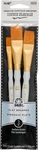 Folkart Plaid Nylon Brush Set, 50559 Brown (3-PIECE). Fixed Price $8.93.
